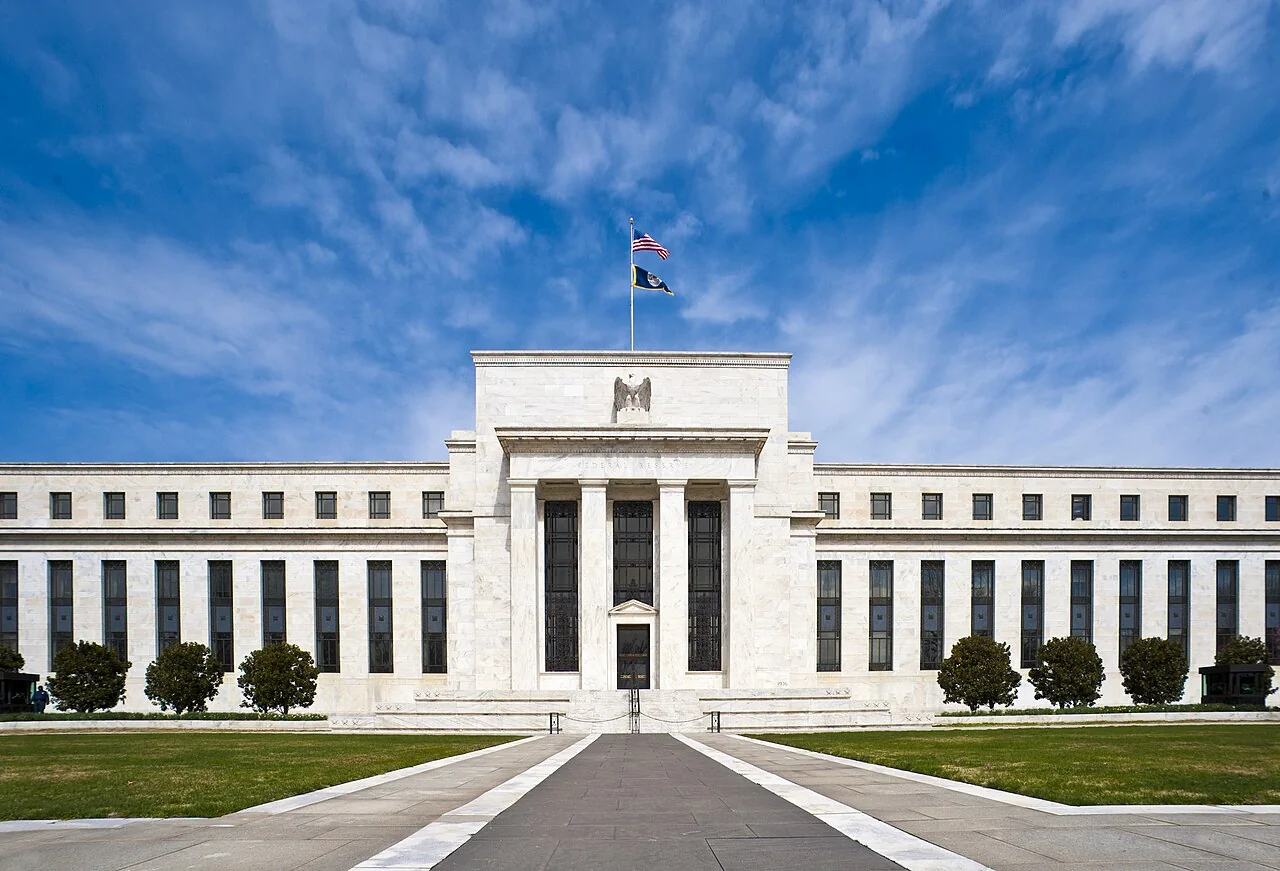 The Eccles Building of the Federal Reserve, the central banking system of the United States.