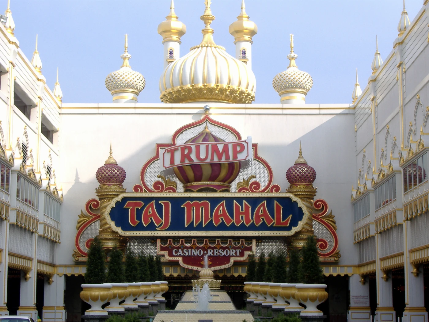 The Trump Taj Mahal casino in Atlantic City, photographed in July 2007.